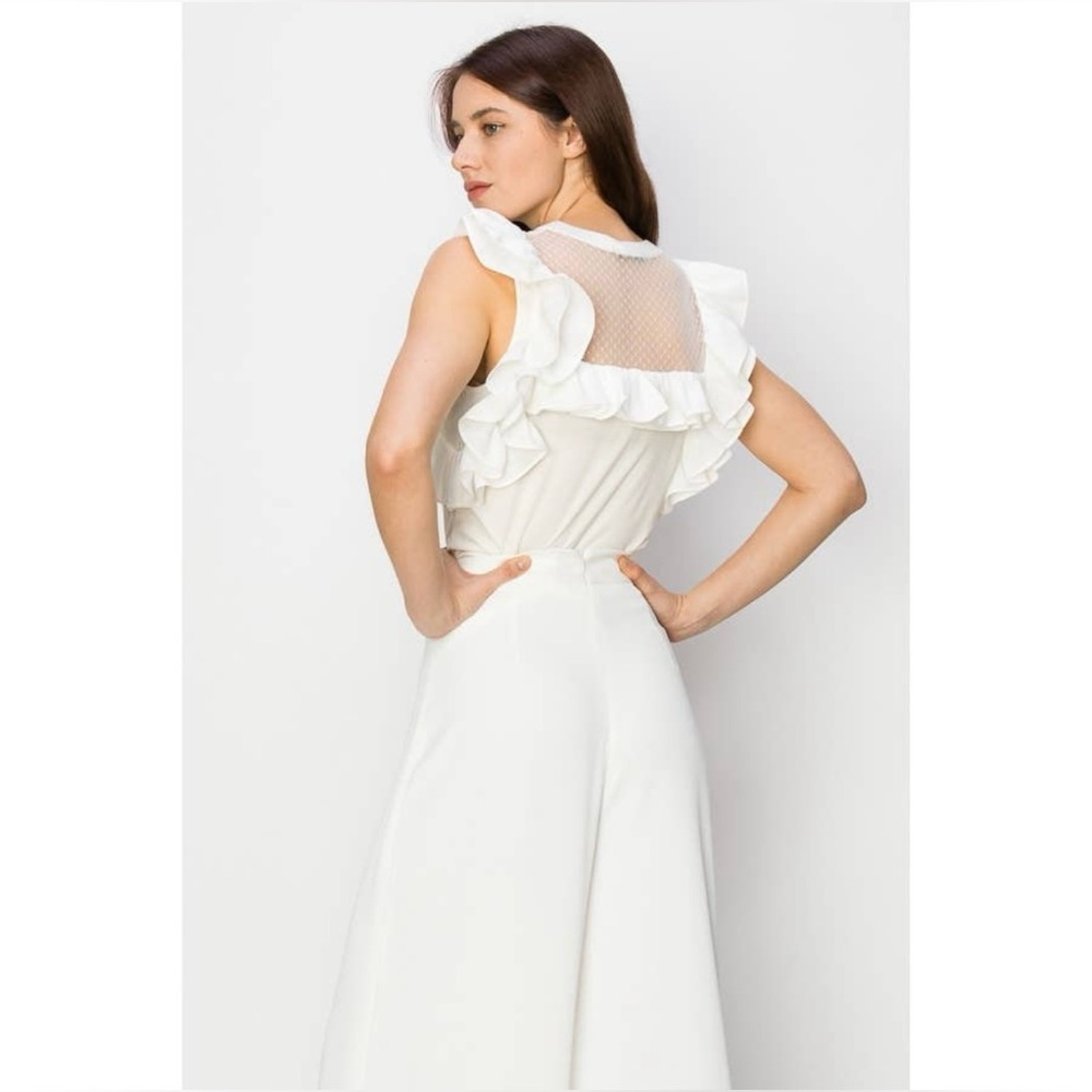 NWT BOUTIQUE GRACIE RUFFLED TOP - Picture 4 of 7